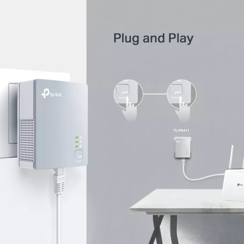 Powerline Adapter TP-Link AV500 Nano Starter Kit