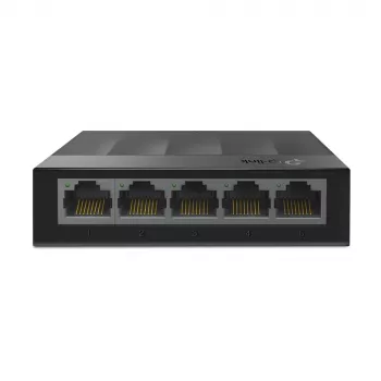 TP-Link 5-Port 10/100/1000Mbps Desktop Network Switch, Unmanaged, Gigabit Ethernet (10/100/1000), Wandmontierbar