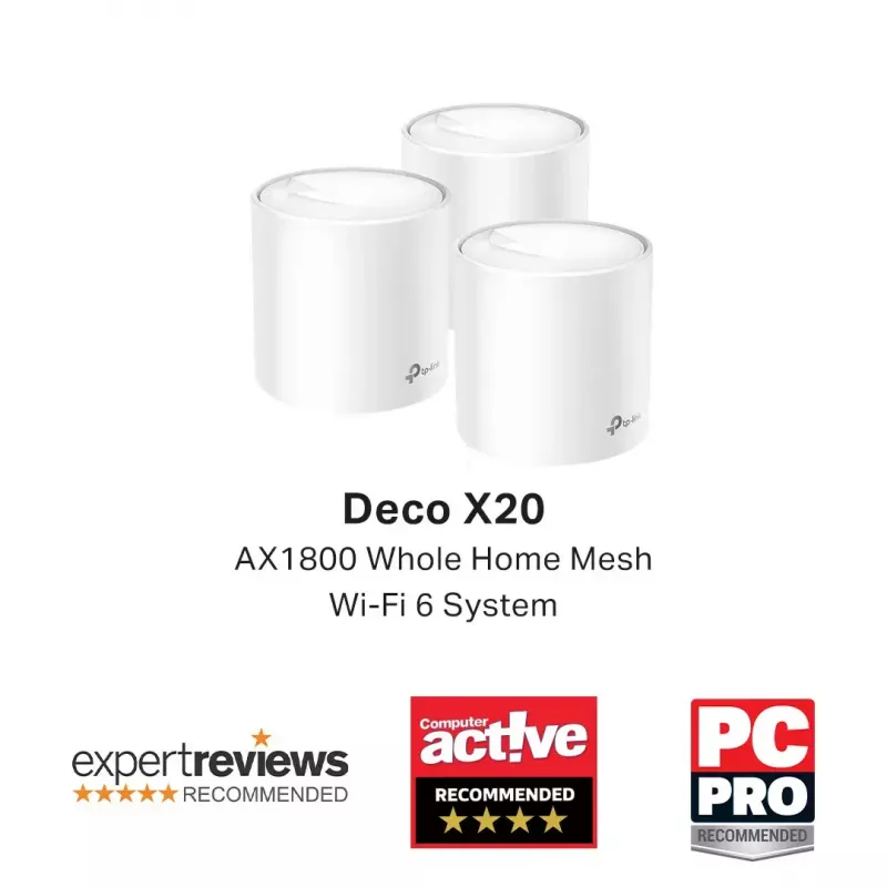 TP-Link AX1800 Whole Home Mesh Wi-Fi 6 System, 3er-Pack