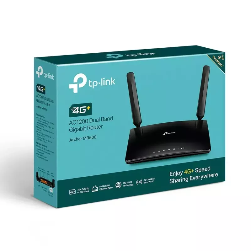 TP-Link 4G+ Cat6 AC1200 Wireless Dual Band Gigabit Router