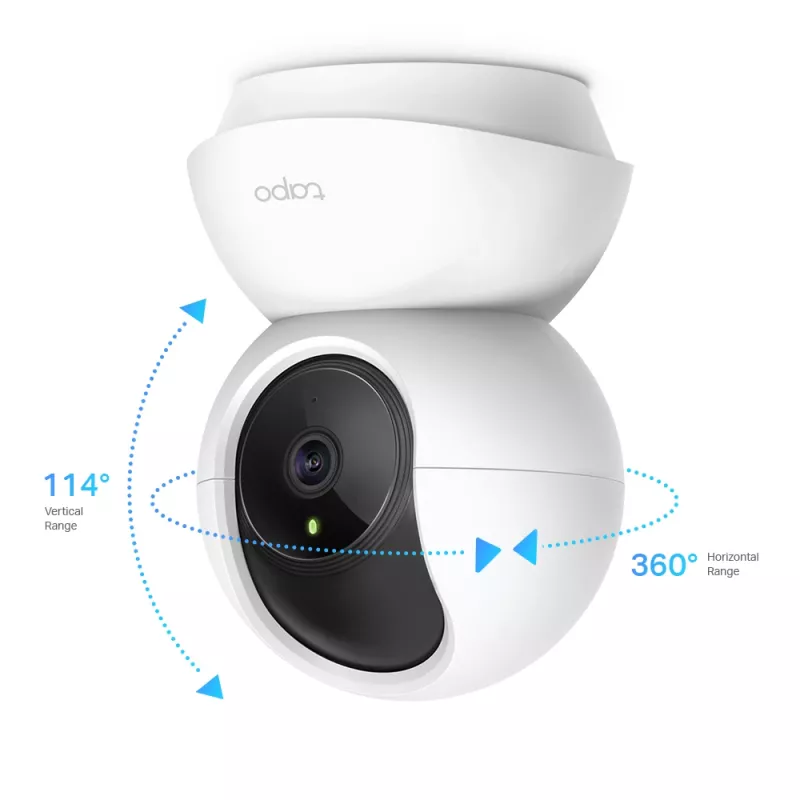 TP-Link Tapo Pan/Tilt Home Security WiFi Camera, IP security camera, Indoor, Wireless, 2400 MHz, FCC, IC, CE, NCC, Ceiling