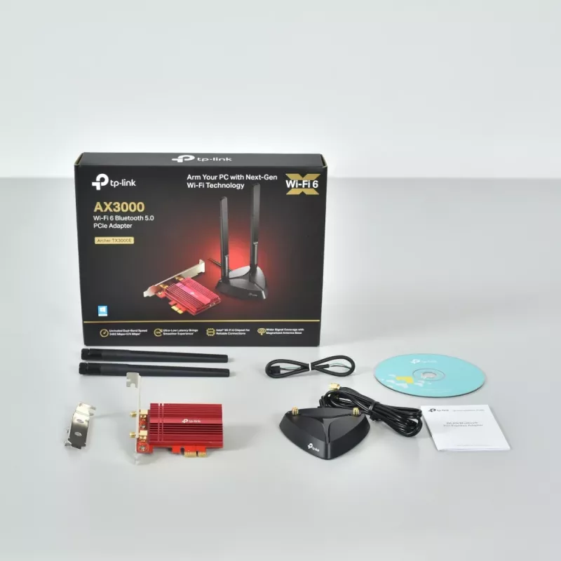 PCIe-Adapter TP-Link AX3000 Wi-Fi 6 Bluetooth 5.0