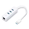 TP-Link UE330 Laptop-Dock/Port-Replikator Kabelgebunden USB 3.2 Gen 1 (3.1 Gen 1) Type-A Weiß