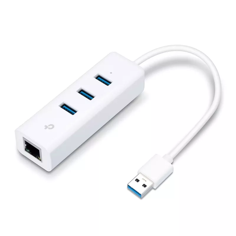 TP-Link UE330 Laptop-Dock/Port-Replikator Kabelgebunden USB 3.2 Gen 1 (3.1 Gen 1) Type-A Weiß