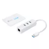 TP-Link UE330 Laptop-Dock/Port-Replikator Kabelgebunden USB 3.2 Gen 1 (3.1 Gen 1) Type-A Weiß