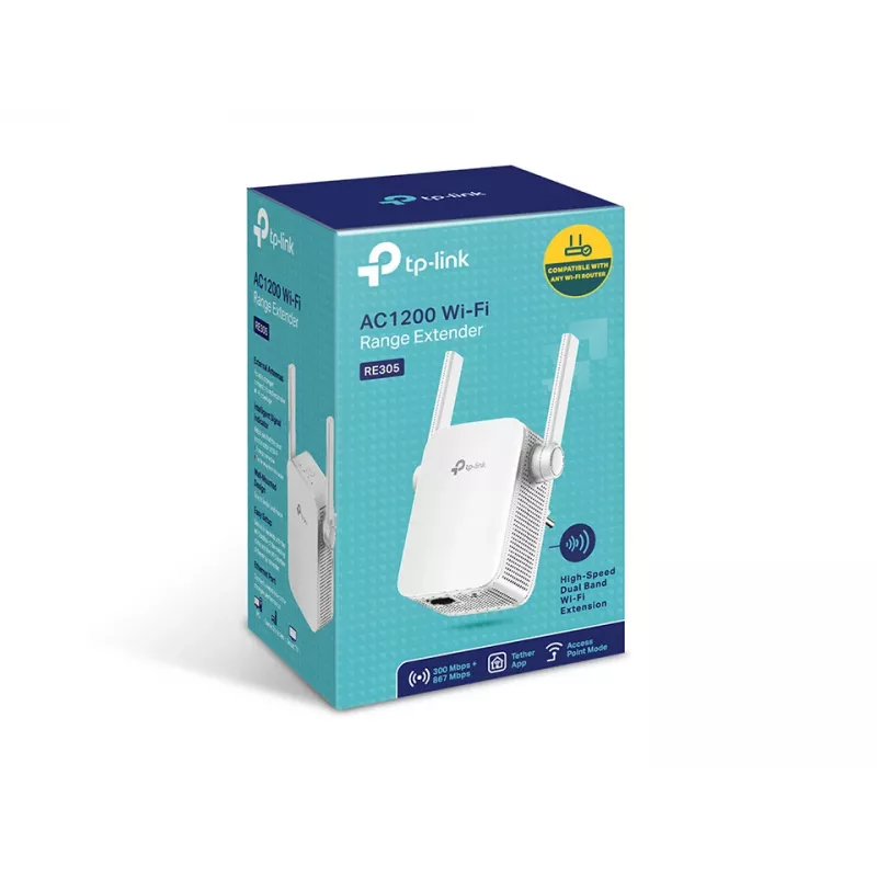 TP-Link AC1200 Mesh WLAN-Repeater, Weiß