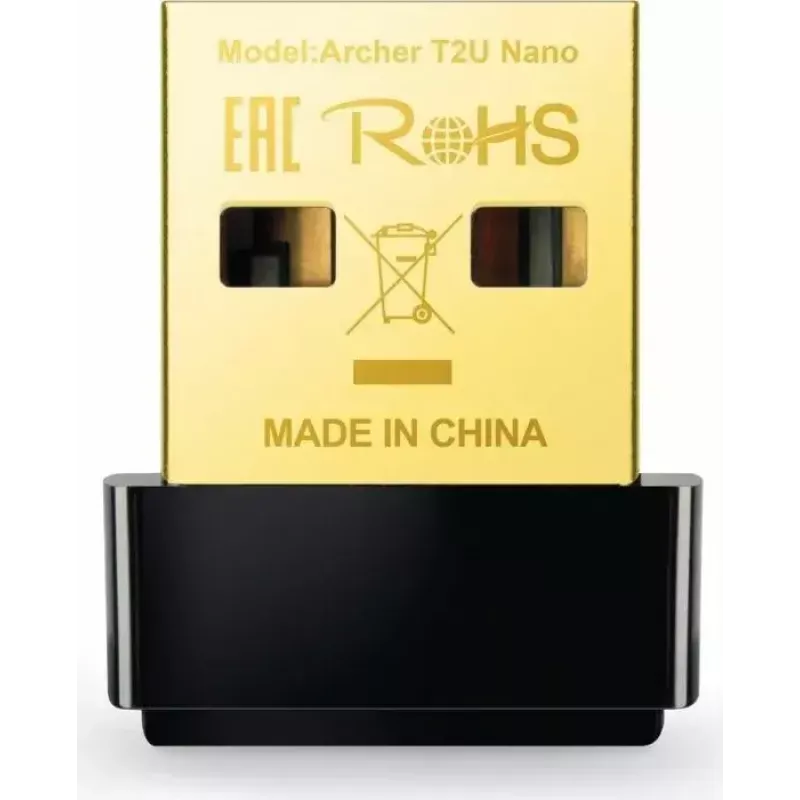 TP-Link Nano AC600 USB WiFi Adapter (Archer T2U Nano) – 2,4G/5G Dualband Wireless Netzwerk-Transceiver