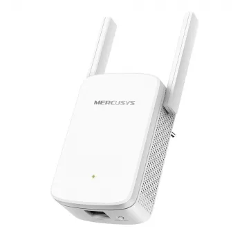 WLAN-Reichweitenverstärker MERCUSYS ME30 AC1200 — Dualband 802.11b/g, 2 externe Antennen, 1x RJ-45