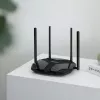 Tischrouter MERCUSYS MR80X — Dualband-Wi‑Fi 6 (802.11ax), 3000 Mbit/s, 4 externe Antennen, 3 Gigabit-LAN-Ports