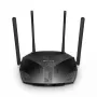 Tischrouter MERCUSYS MR80X — Dualband-Wi‑Fi 6 (802.11ax), 3000 Mbit/s, 4 externe Antennen, 3 Gigabit-LAN-Ports
