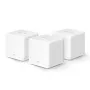 Mesh-System MERCUSYS Halo H60X (3er-Pack) — Dualband Wi‑Fi 6, bis zu 1500 Mbit/s, Abdeckung 550 m², 2× LAN-Anschlüsse