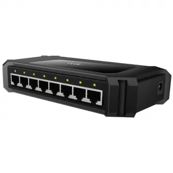 Netzwerk-Switch Cudy GS108D 8-Port Gigabit Ethernet (10/100/1000), 16 Gbit/s Switching, DC 5V, Desktop, schwarz
