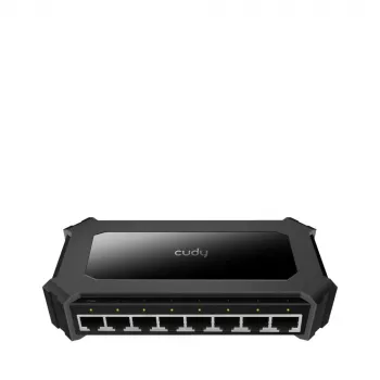 Netzwerk-Switch Cudy GS108D 8-Port Gigabit Ethernet (10/100/1000), 16 Gbit/s Switching, DC 5V, Desktop, schwarz