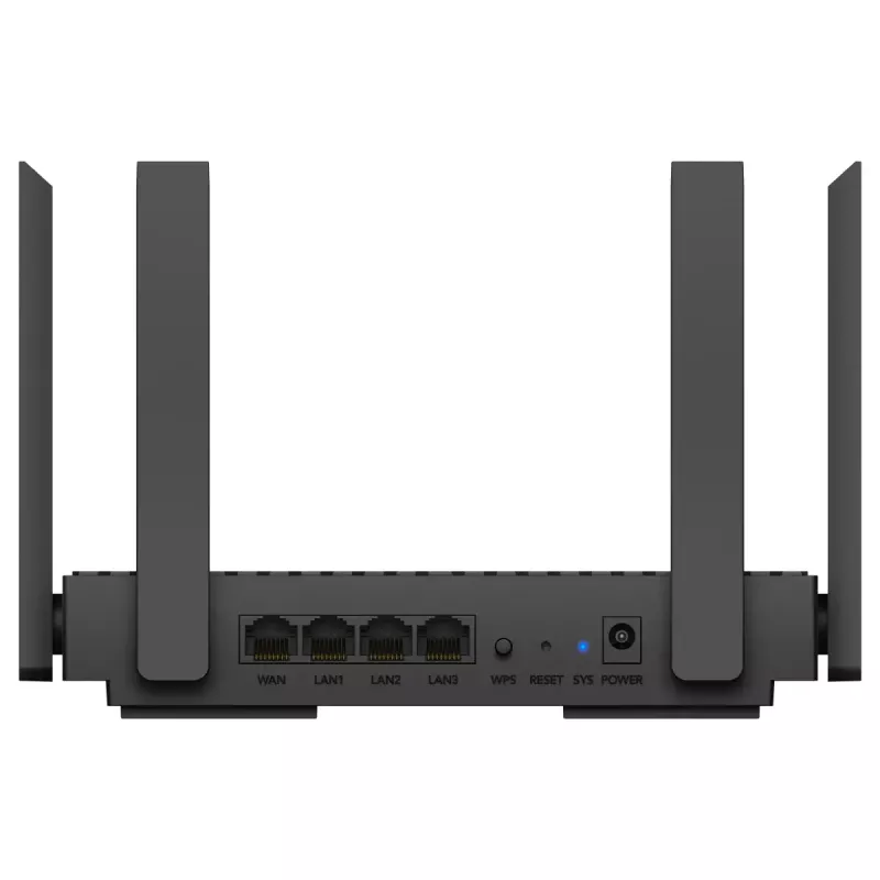 Tischrouter Cudy WR1500 — Dualband (2,4/5 GHz), Wi‑Fi 6/4, 4x Gigabit LAN, MU‑MIMO, externe Antennen