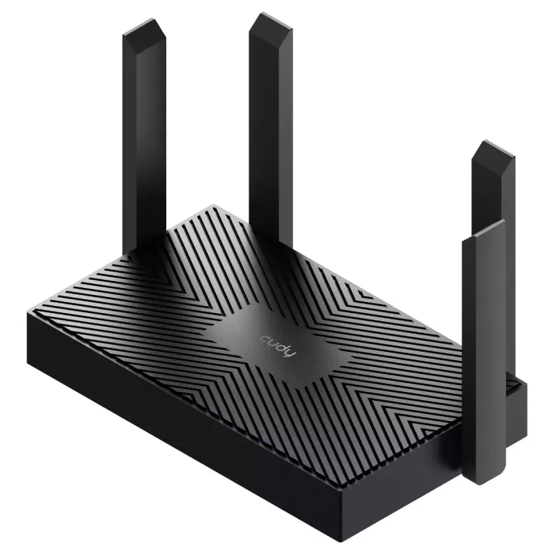 Tischrouter Cudy WR1500 — Dualband (2,4/5 GHz), Wi‑Fi 6/4, 4x Gigabit LAN, MU‑MIMO, externe Antennen