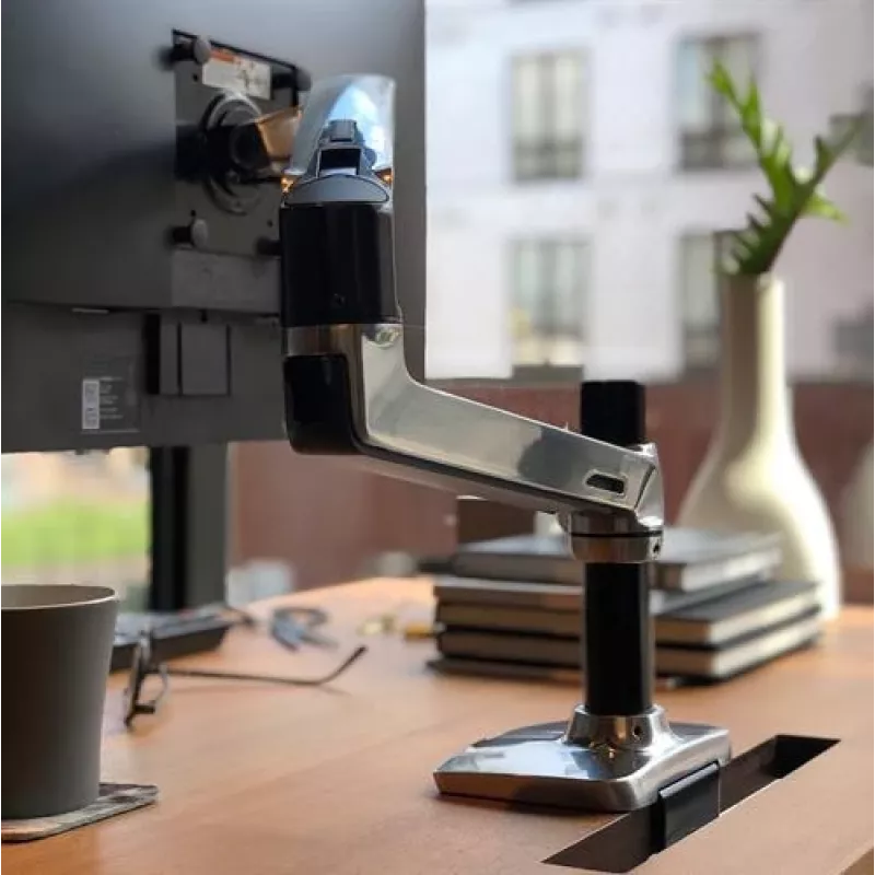 Ergotron LX Tischhalterung für LCD-Monitor, poliertes Aluminium