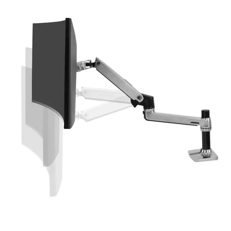Ergotron LX Tischhalterung für LCD-Monitor, poliertes Aluminium