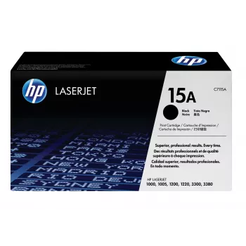 HP 15A Original LaserJet Tonerkartusche Schwarz, 2500 Seiten, Schwarz, 1 Stück