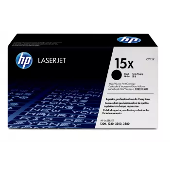 HP 15X High Yield Black Original LaserJet Toner Cartridge, 3500 Seiten, Schwarz, 1 Stück
