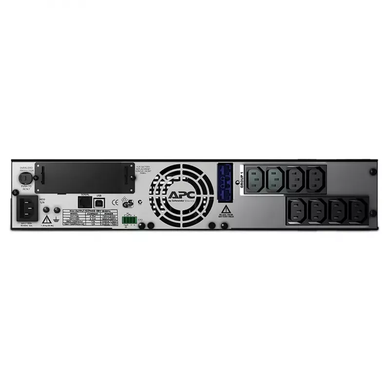 APC Smart-UPS X SMX750I - 750VA, 8x C13 Ausgang, USB, erweiterbare Laufzeit