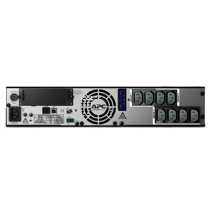 APC Smart-UPS X SMX1500RMI2U - 1500VA, 8x C13 Ausgang, USB, erweiterbare Laufzeit