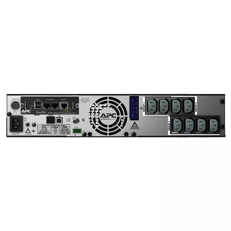 APC Smart-UPS X SMX1500RMI2UNC - 1500VA, 8x C13 Ausgang, USB, erweiterbare Laufzeit, NMC