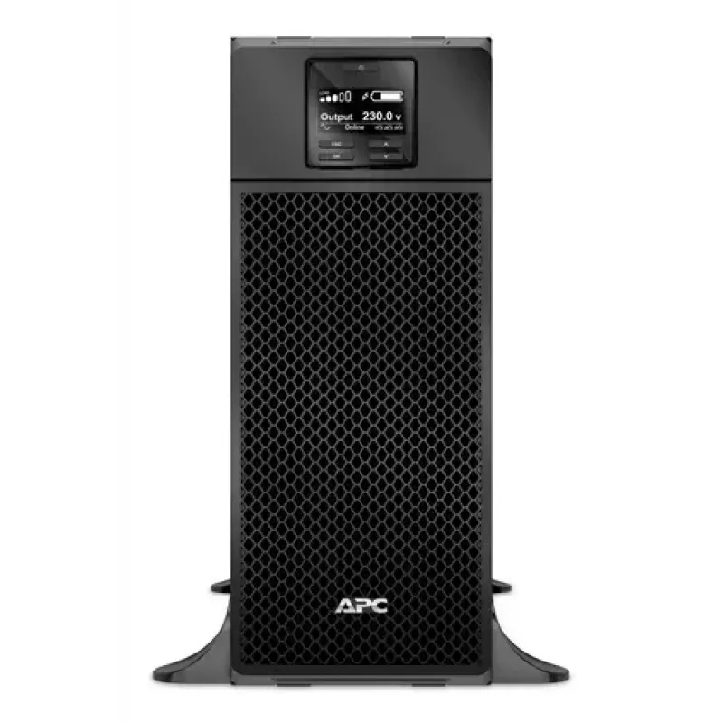 APC Smart-UPS On-Line, 6kVA/6kW, Tower, 230V, 6x C13+4x C19 IEC-Ausgänge, Netzwerkkarte+SmartSlot, erweiterte Laufzeit, ohne Schienenkit