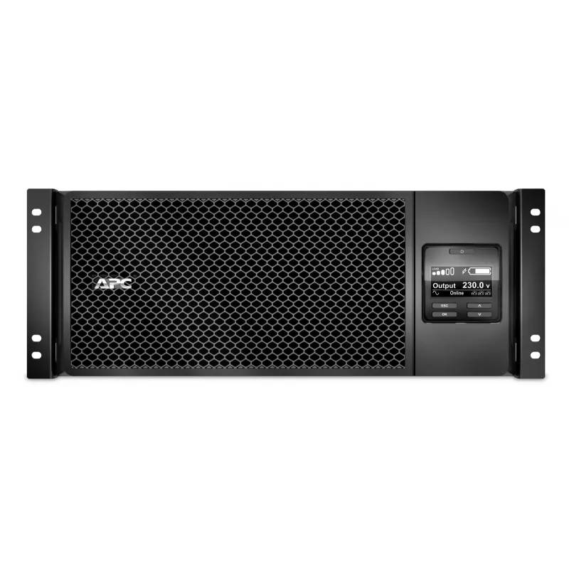 APC Smart-UPS On-Line SRT6KRMXLI - 6kW/VA, 6x C13 + 4x C19 + Festverdrahtung 1-Phasen-Ausgang, Rackmontage, integrierte NMC