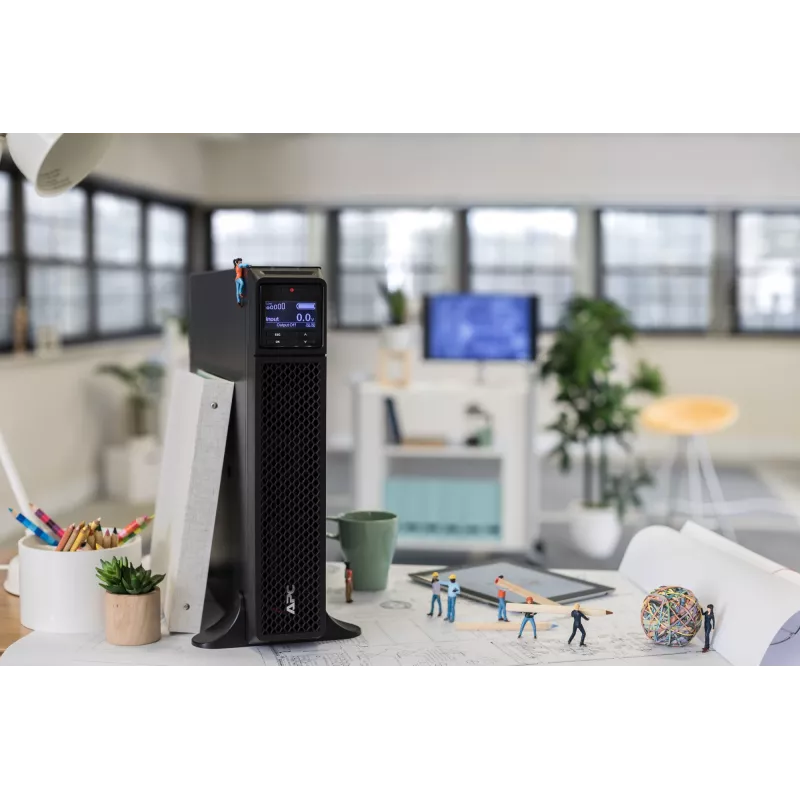 APC Smart-UPS On-Line, 2200VA, Tower, 230V, 8x C13+2x C19 IEC-Ausgänge, SmartSlot, Erweiterte Laufzeit, ohne Schienenkit