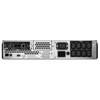 APC Smart-UPS, Line Interactive, 2200VA, Rackmount 2U, 230V, 8x IEC C13+2x IEC C19 Ausgänge, Netzwerkkarte, AVR, LCD