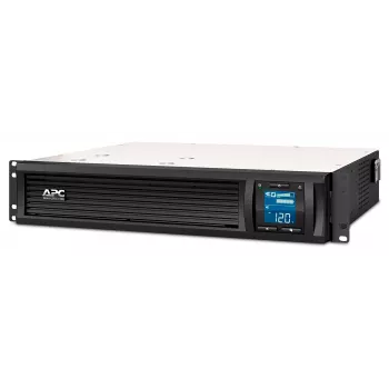 APC Smart-UPS C, Line Interactive, 1500VA, Rackmount 2U, 230V, 4x IEC C13 Steckdosen, SmartConnect Port, USB und serielle Kommunikation, AVR, Grafik-LCD