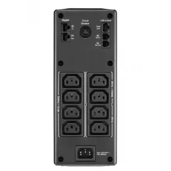 APC Back-UPS Pro, 1600VA/960W, Tower, 230V, 8x IEC C13 Steckdosen, AVR, LCD, benutzerwechselbare Batterie