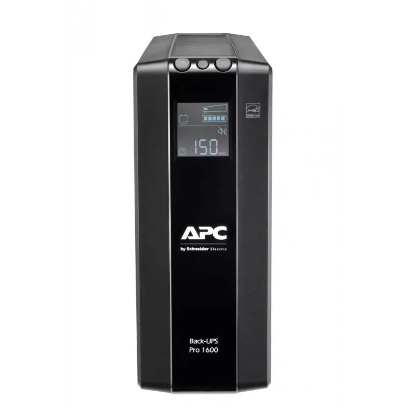 APC Back-UPS Pro, 1600VA/960W, Tower, 230V, 8x IEC C13 Steckdosen, AVR, LCD, benutzerwechselbare Batterie