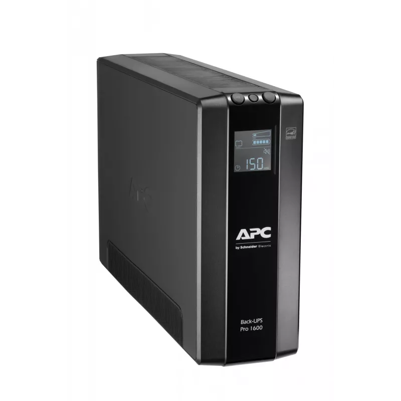APC Back-UPS Pro, 1600VA/960W, Tower, 230V, 8x IEC C13 Steckdosen, AVR, LCD, benutzerwechselbare Batterie