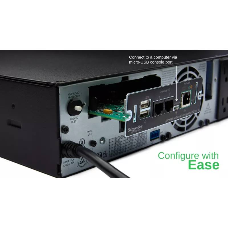 APC AP9641 Smart-UPS Netzwerk-Managementkarte (gen3) mit Umgebungsüberwachung