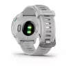 Smartwatch GARMIN Forerunner 55 — 42 mm runde Sportuhr, GPS/GLONASS/Galileo, 14 Tage Akku, 5 ATM, weißes Silikonarmband