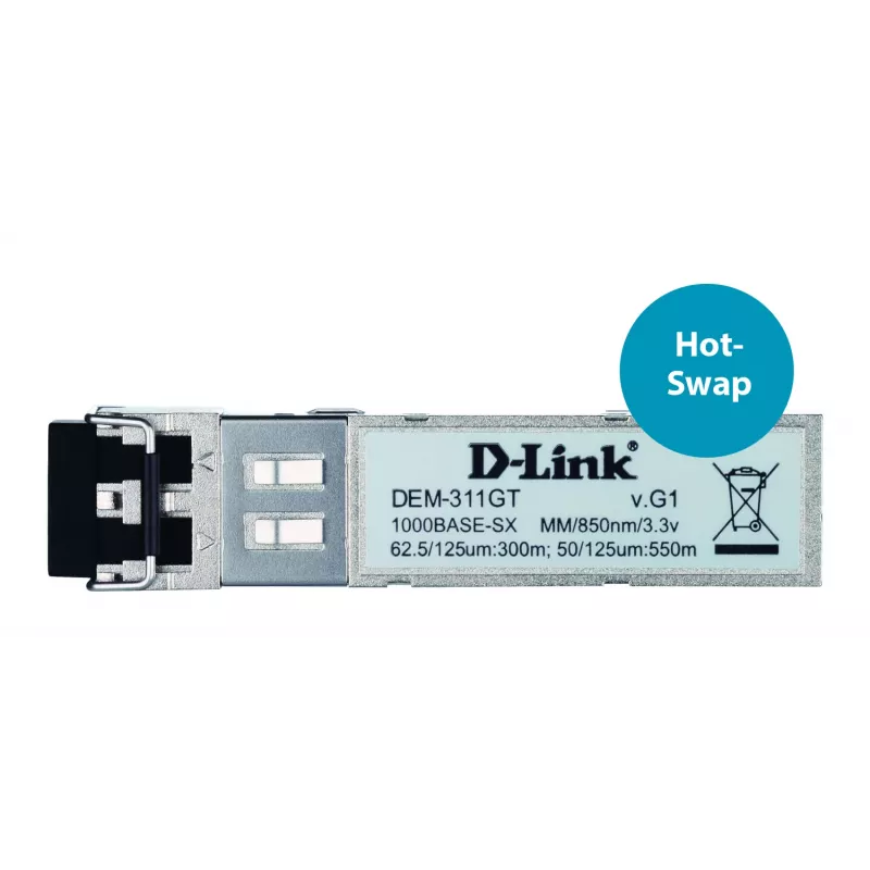 D-Link 1-Port Mini-GBIC SFP auf 1000BaseSX, 550 m für alle