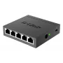D-Link DGS-105 Unmanaged L2 Gigabit Ethernet (10/100/1000) Schwarz