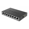 D-Link DGS-108 Unmanaged L2 Gigabit Ethernet (10/100/1000) Schwarz