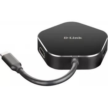 D-Link 4-in-1 USB-C Hub mit HDMI und Power Delivery