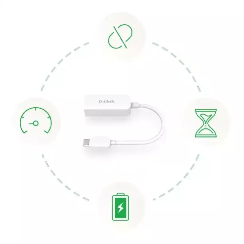 Ethernet-Adapter D-Link DUB-E250 USB-C auf 2.5G