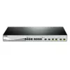 D-Link DXS-1210-12TC/E Netzwerk-Switch Managed L2 10G Ethernet (100/1000/10000) 1U Schwarz, Silber