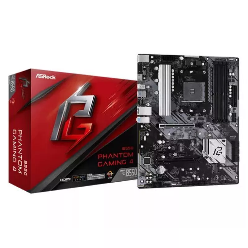 ASRock B550 Phantom Gaming 4 AMD B550 Sockel AM4 ATX