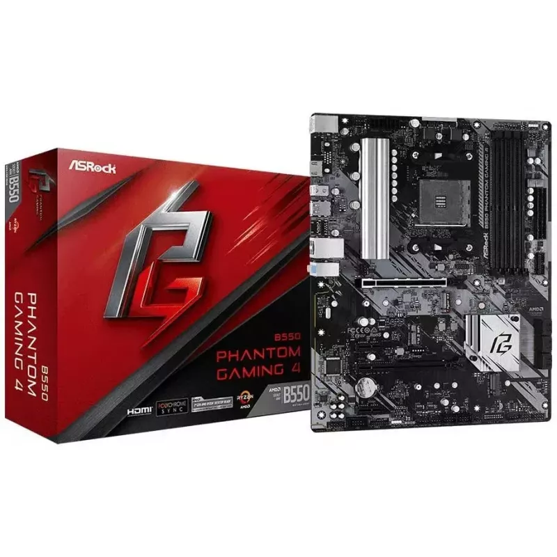 ASRock B550 Phantom Gaming 4 AMD B550 Sockel AM4 ATX