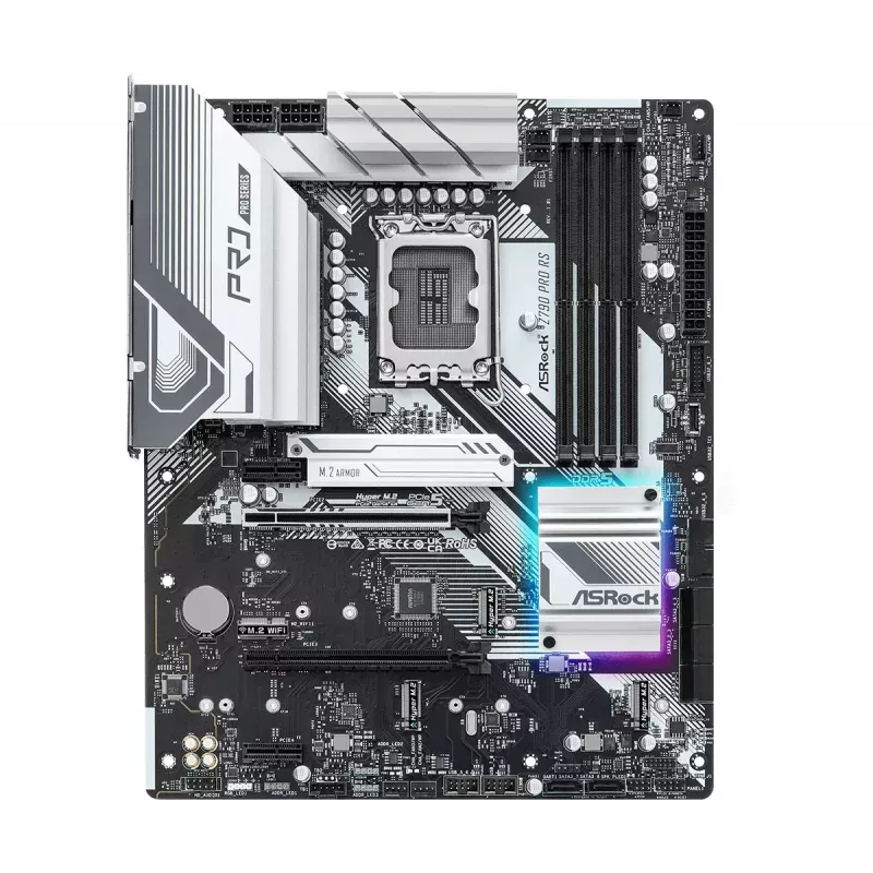 Motherboard ASRock Z790 Pro RS — Intel Z790, LGA 1700, ATX, DDR5, 4 DIMM, 128GB, 2.5Gb LAN