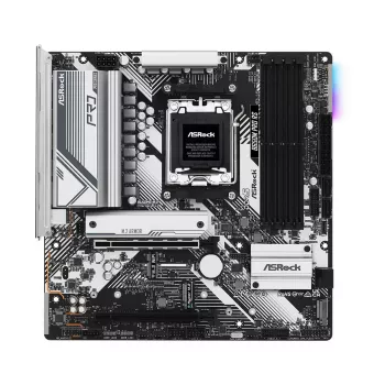 Motherboard ASRock B650M Pro RS — AMD B650, Sockel AM5, micro ATX, DDR5, 4x DIMM, 128 GB, 2,5Gb LAN, 1x M.2, HDMI, DP