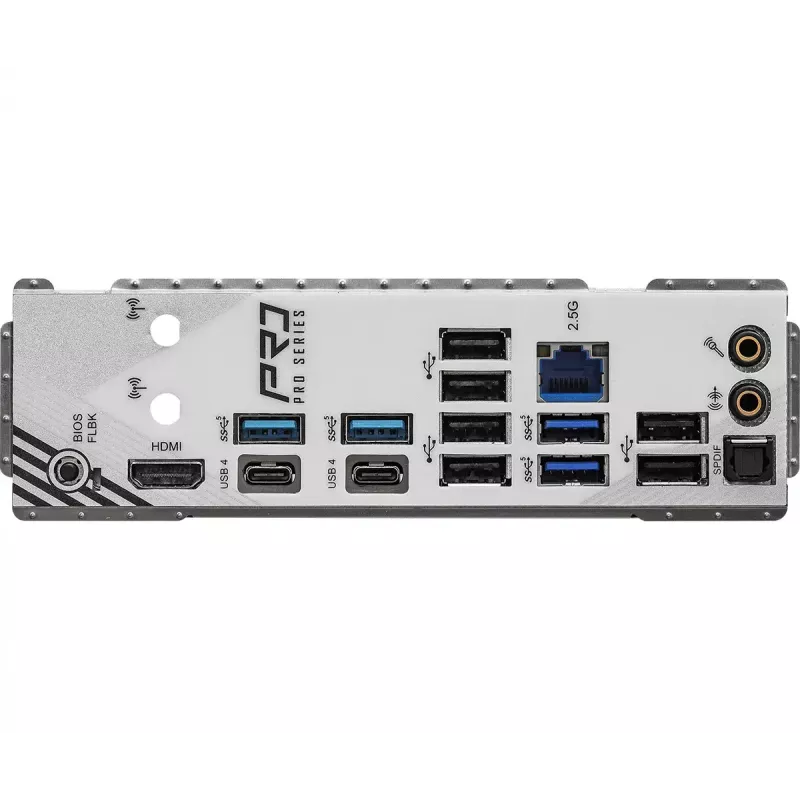 Motherboard ASRock X870 PRO RS ATX für AMD Sockel AM5, DDR5, 4x DIMM, 256GB, PCIe Gen5 M.2, 2.5Gb LAN