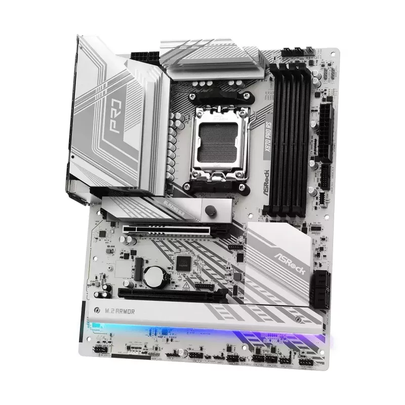 Motherboard ASRock X870 PRO RS ATX für AMD Sockel AM5, DDR5, 4x DIMM, 256GB, PCIe Gen5 M.2, 2.5Gb LAN