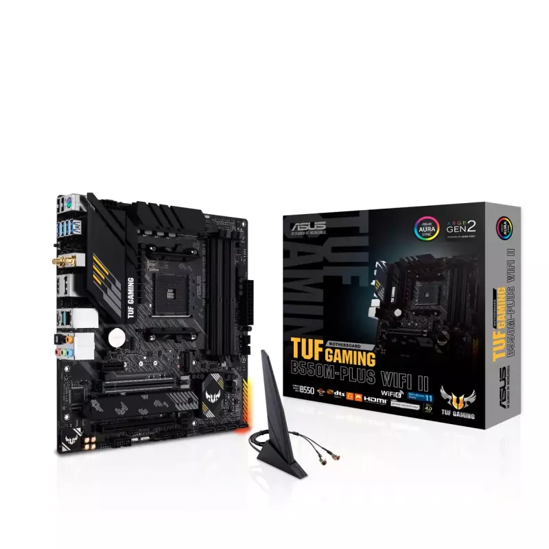 Motherboard ASUS TUF GAMING B550M-PLUS WIFI II AMD B550 Sockel AM4 micro ATX