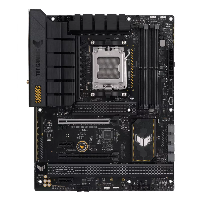 Motherboard ASUS TUF GAMING B650-PLUS WIFI — AMD B650, Sockel AM5, ATX, DDR5, 4 DIMM, Wi‑Fi 6, 2.5Gb LAN, 3x M.2